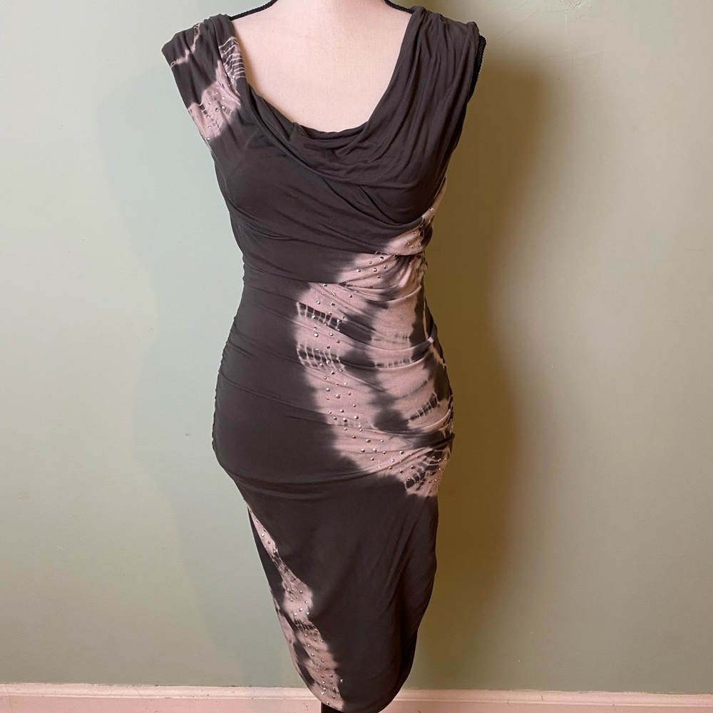 Loft  Midi Dress tye dye